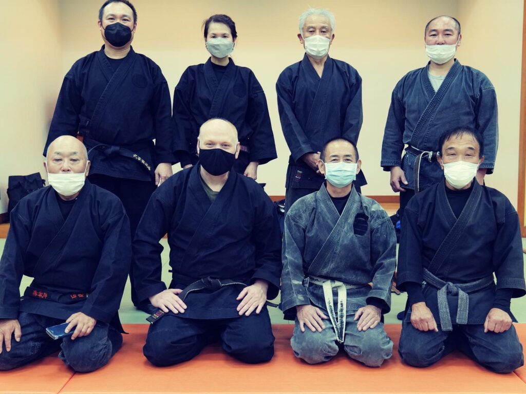 Bujinkan training in Japan